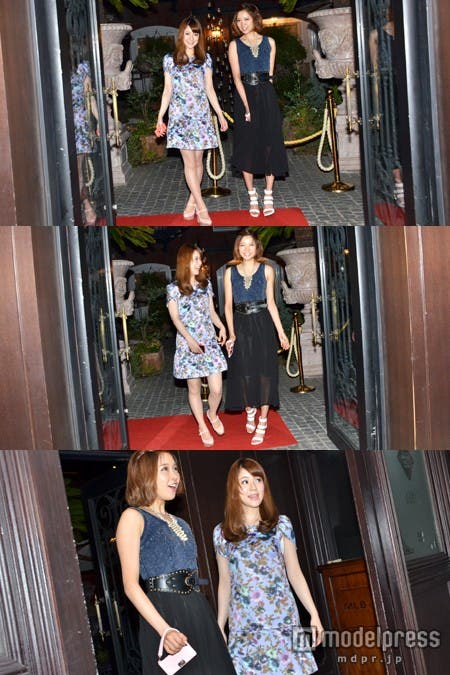 入った瞬間に感じるプチ贅沢空間に2人ともうっとり/モデル:藤浦真菜、遠藤千夏