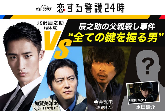 岩本照、山口大地、渋谷謙人、織山尚大(C)テレビ朝日
