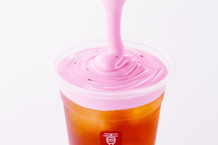 ストロベリー ミルクフォーム 70円／画像提供：ゴンチャ ジャパン