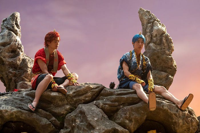 伊藤健太郎、中川大志(C)NHK