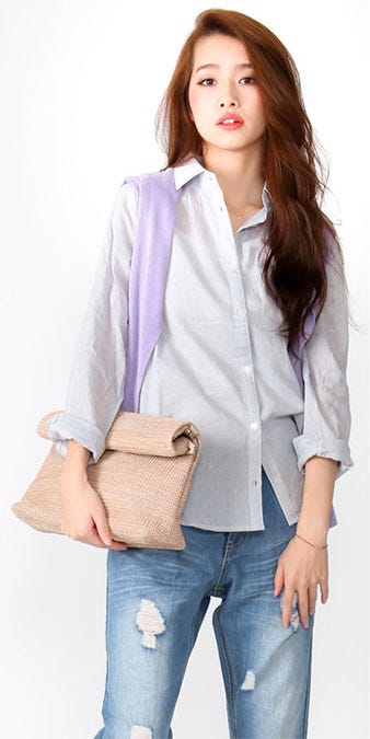 ベーシックガーゼシャツ「salus」2,052円(税込)