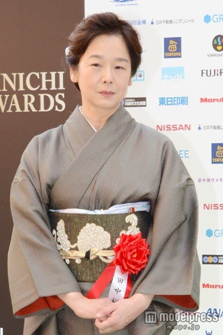 田中絹代賞を受賞した田中裕子