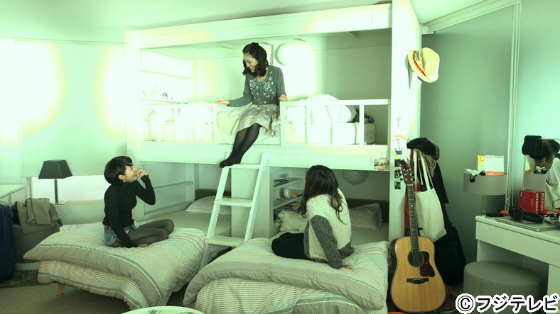 小貫智恵、永谷真絵、住岡梨奈／「テラスハウス」1月13日放送回より