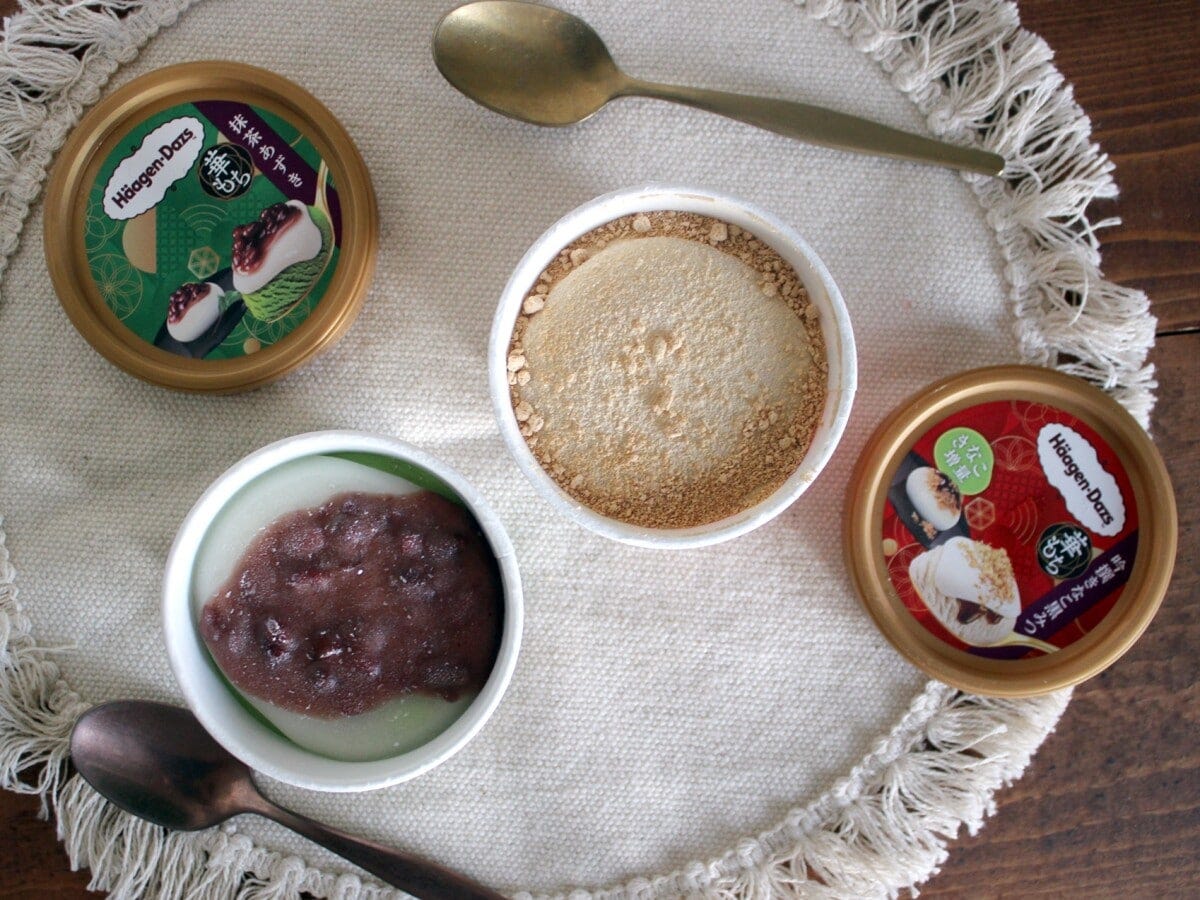 「抹茶あずき」と「きなこ黒みつ」、どちらも甲乙つけがたい！