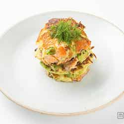 山梨県「ニジマスとアボカドのマヨ風ガレット」