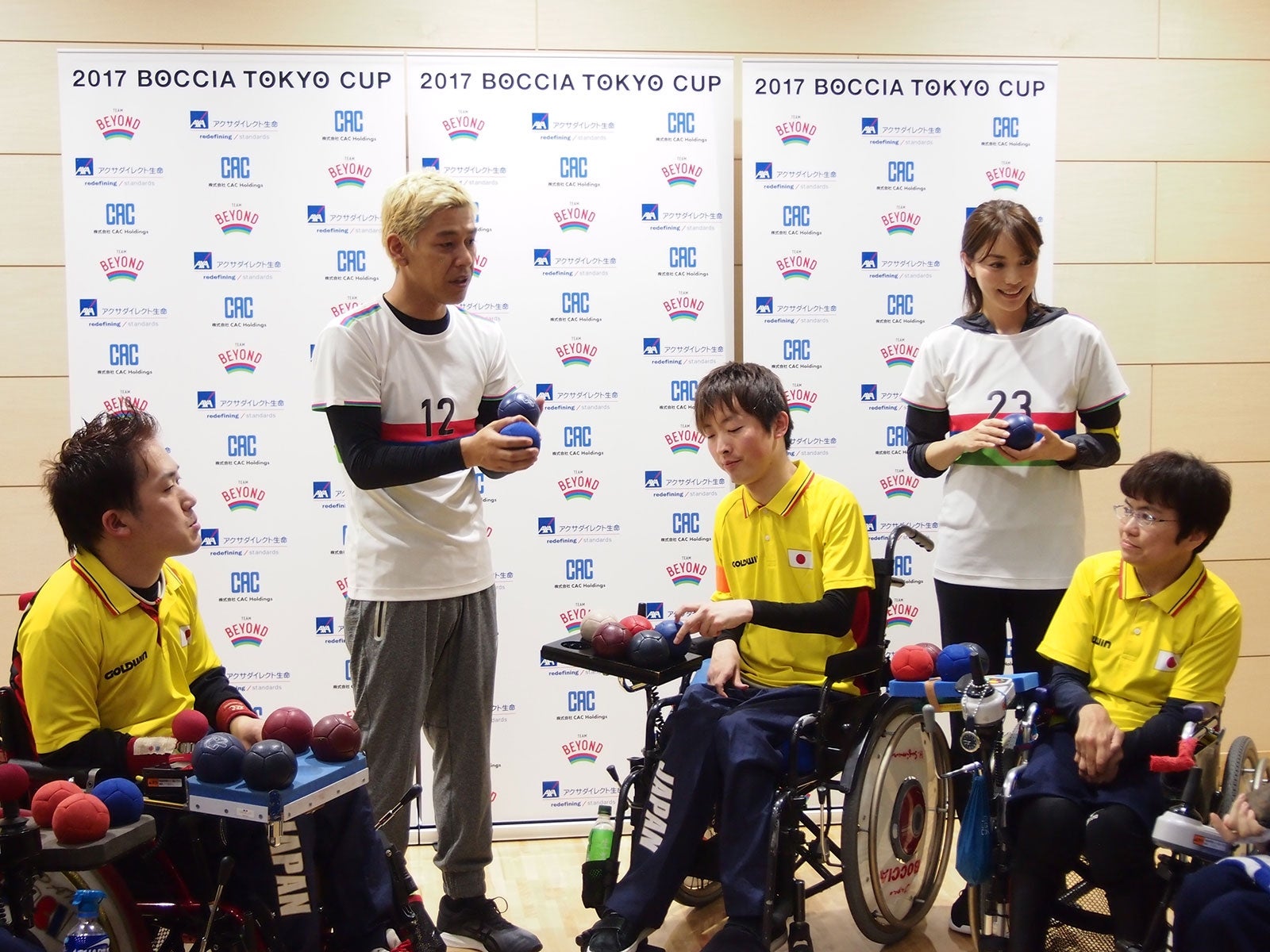 「2017ボッチャ東京カップ」の模様（提供写真）