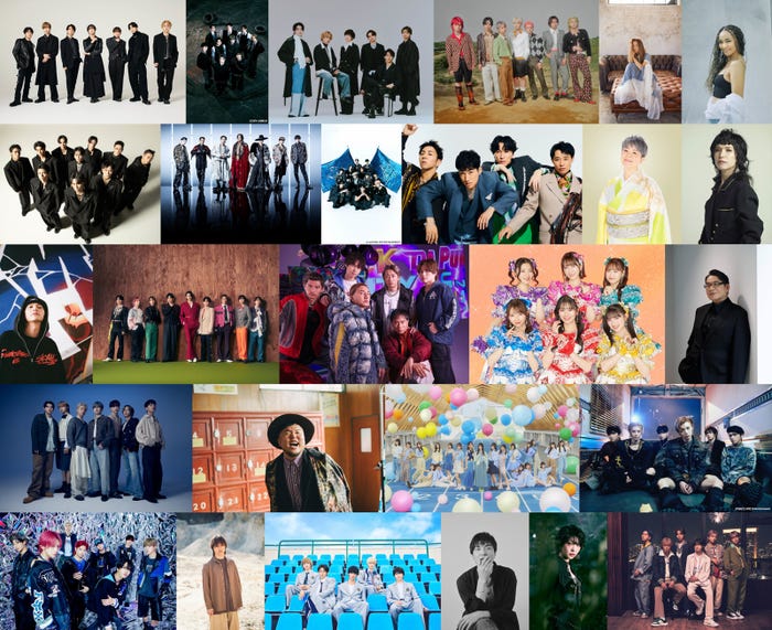 「音楽の日2025」第3弾出演アーティスト(C)TBS