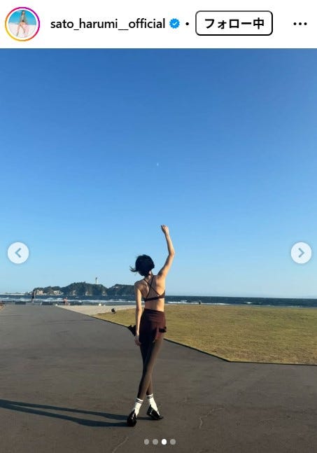 佐藤晴美公式Instagramより