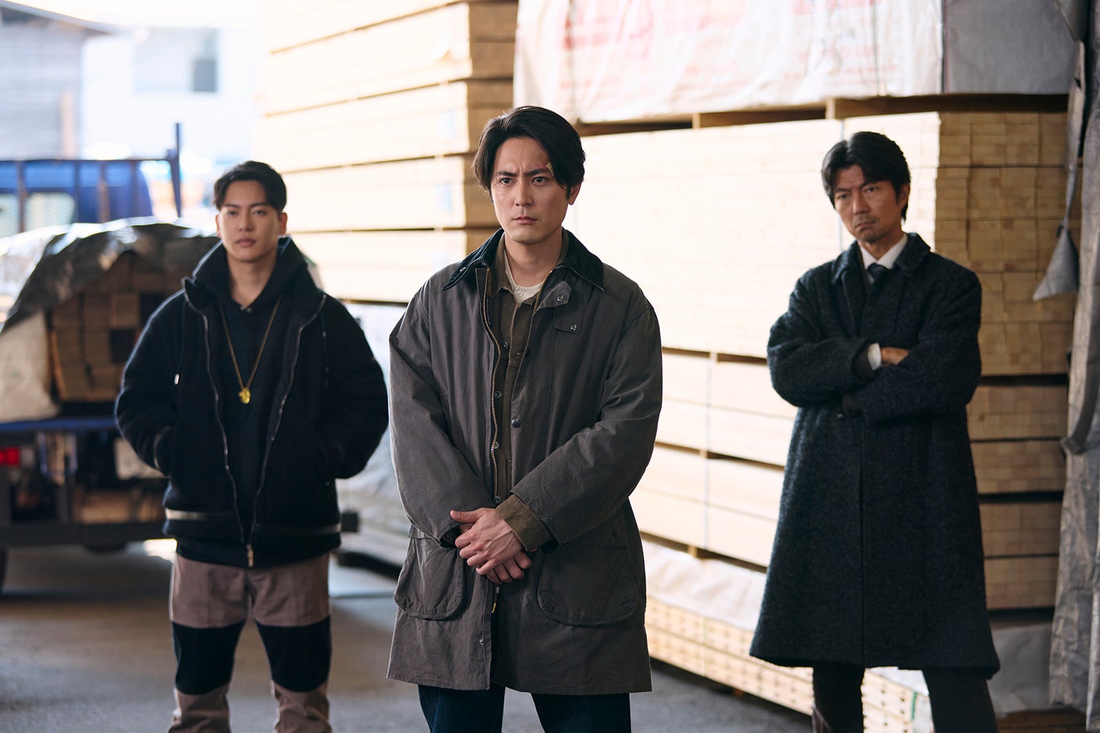 三山凌輝、間宮祥太朗、仲村トオル「イグナイト -法の無法者-」第4話（C）TBS