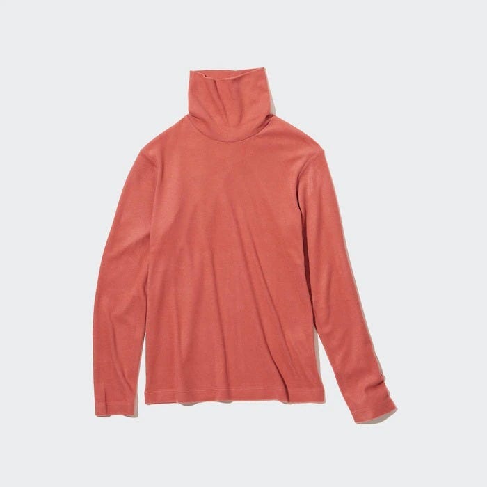 ユニクロ　uniqlo　レディース　おすすめ　オススメ　コスパ　2023　冬　トップス　インナー　ヒートテック　ヒートテックフリースタートルネックT　フリース