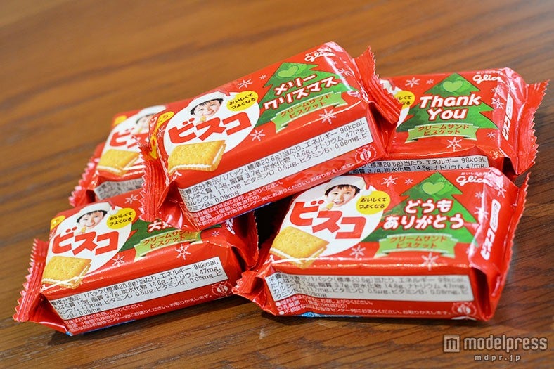 メッセージ入りの「ミニビスコ」も日頃のお礼にぴったり