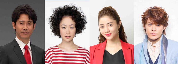(左から)大泉洋、黒木華、石原さとみ、宮野真守 (画像提供:TBS)