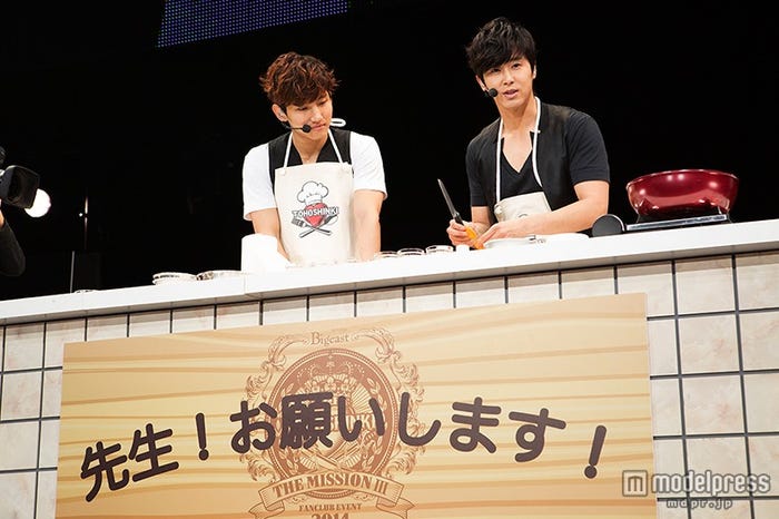 自信たっぷりに料理スタート