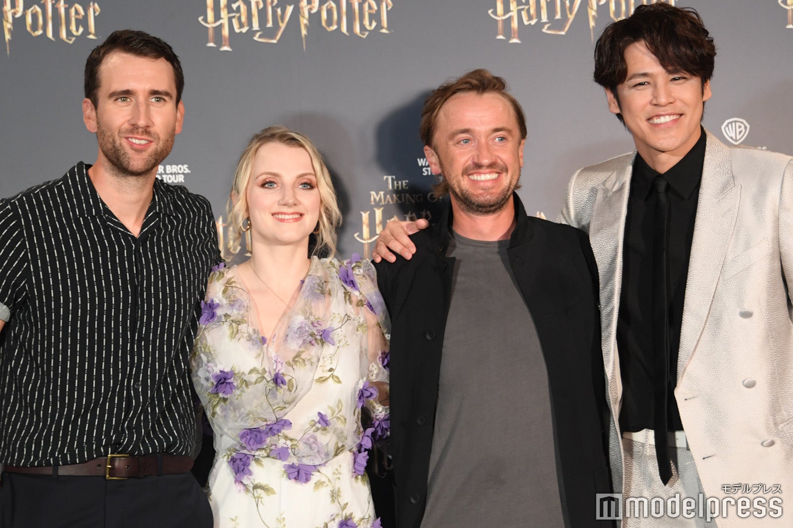 マシュー・ディビット・ルイス、イヴァナ・リンチ、トム・フェルトン、宮野真守（C）モデルプレス