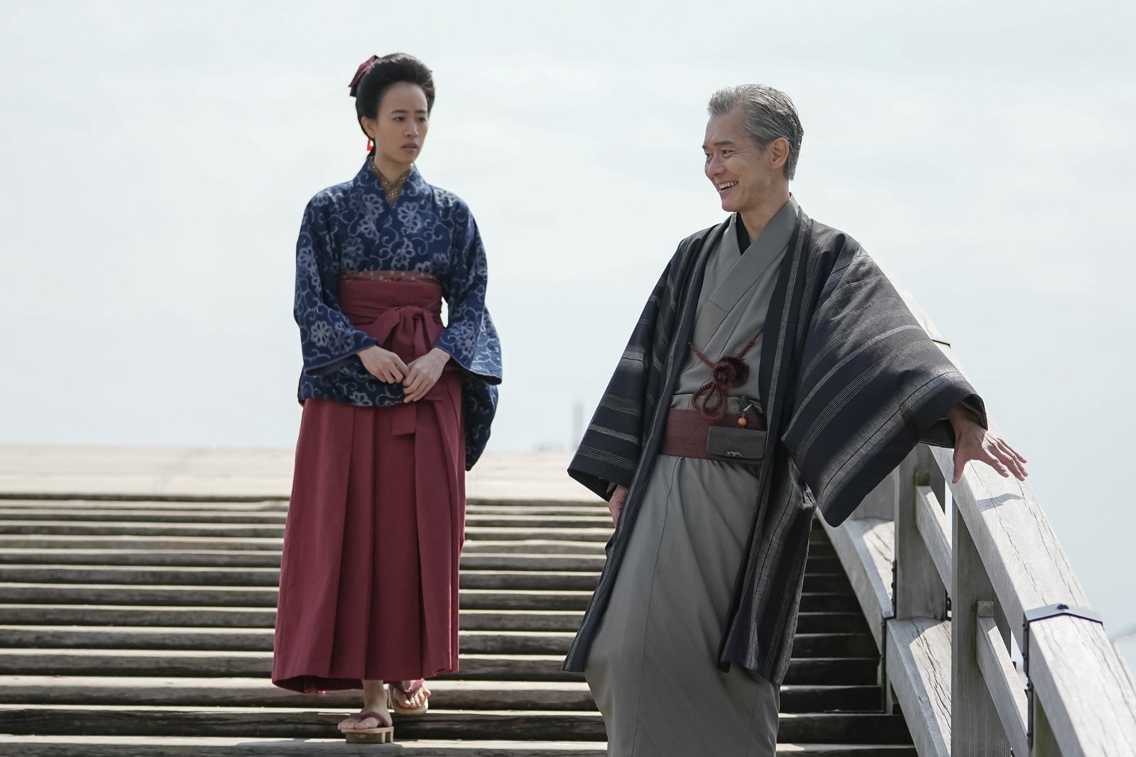 石橋静河、渡部篤郎「ブラッサム」第7話（C）NHK
