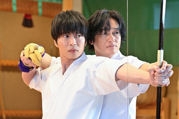 田中圭、井浦新「おっさんずラブ-リターンズ-」第3話(C)テレビ朝日