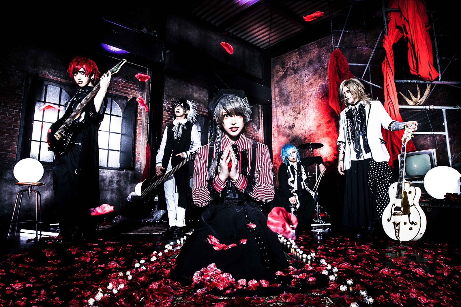 由羽、テンシ、星七、一陽、bo_ya「神様もう少しだけ」アーティスト写真（提供写真）