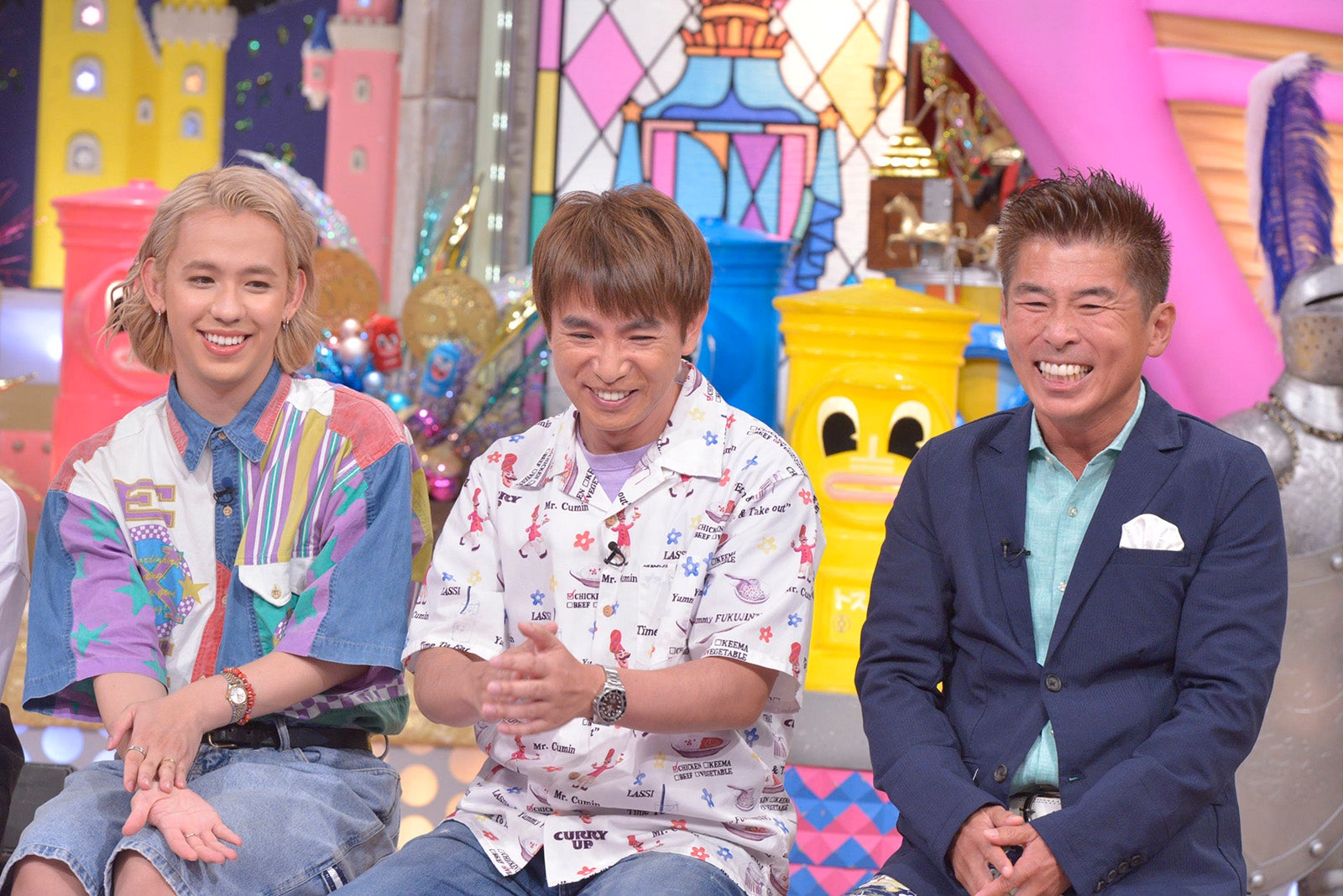 （左から）りゅうちぇる、濱口優、勝俣州和 （写真提供：読売テレビ）