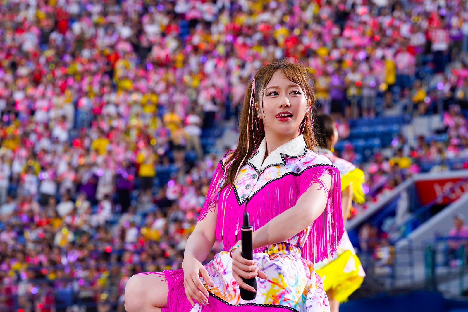 佐々木彩夏「ハマの夜祭り番長襲名記念 ももクロ夏のバカ騒ぎ2025 in 横浜スタジアム」（C）増田慶