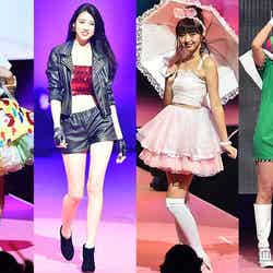 （左から）広瀬すず、三吉彩花、江野沢愛美、広瀬アリスら「Seventeen」モデルがキュートなコスプレランウェイ【モデルプレス】