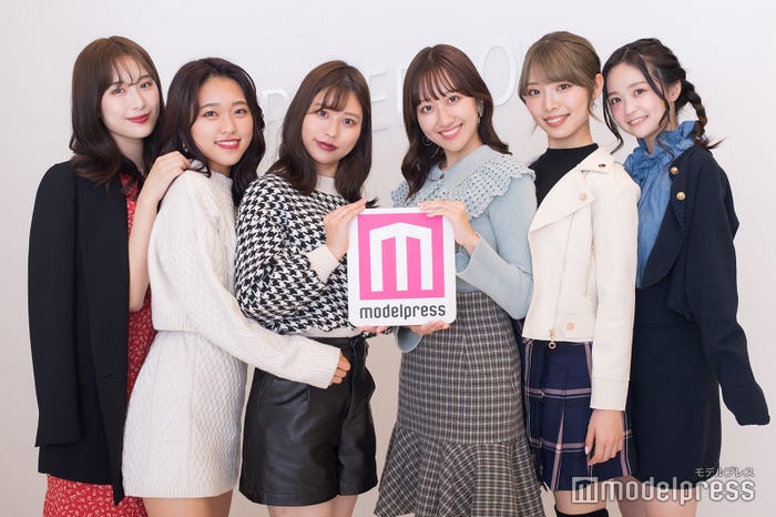 小林茉鈴さん、佐々友香さん、柳田花江さん、小河瞳子さん、山本瑞葵さん、和智日菜子さん/「ミスキャンパス立命館2022」ファイナリスト(C)モデルプレス