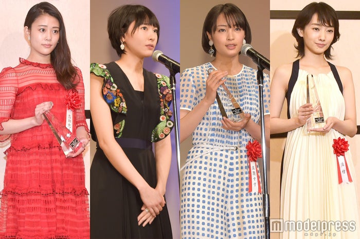 新垣結衣 高畑充希 波瑠 広瀬すず エランドール賞 授賞式 個性豊かなドレスアップで魅了 モデルプレス