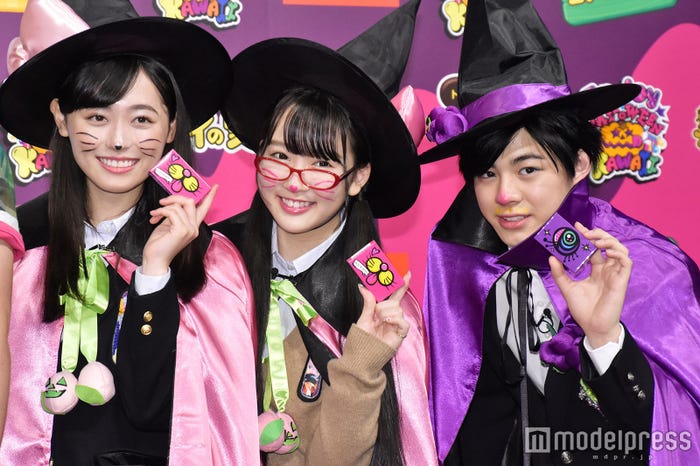 福原遥、越智ゆらの、宇佐卓真(C)モデルプレス