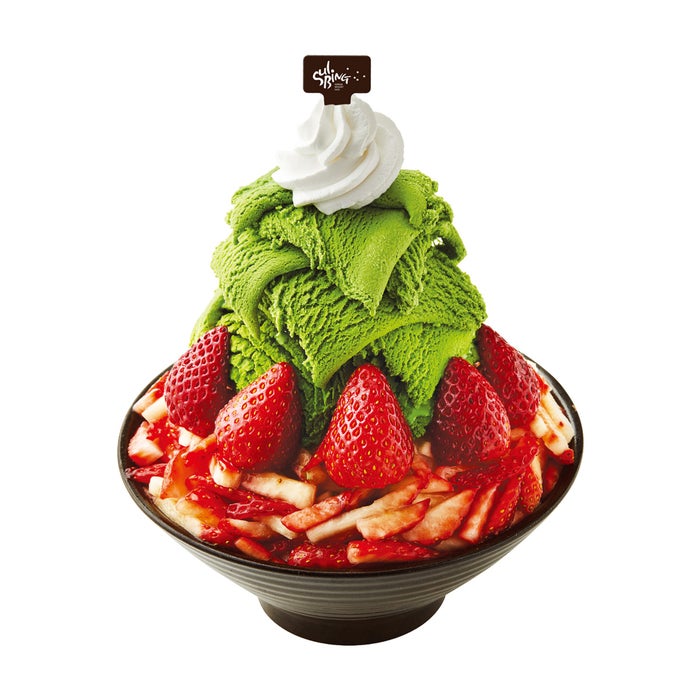抹茶いちごソルビン（1,600円:税込）／画像提供：ソルビン