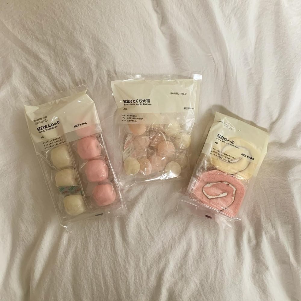 紅白まんじゅう・紅白ひとくち大福・紅白ロール
