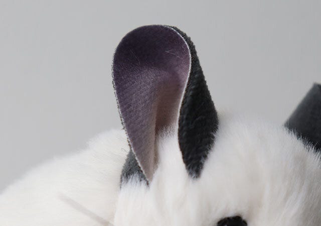 耳 吉徳チンチラのぬいぐるみポーチ耳