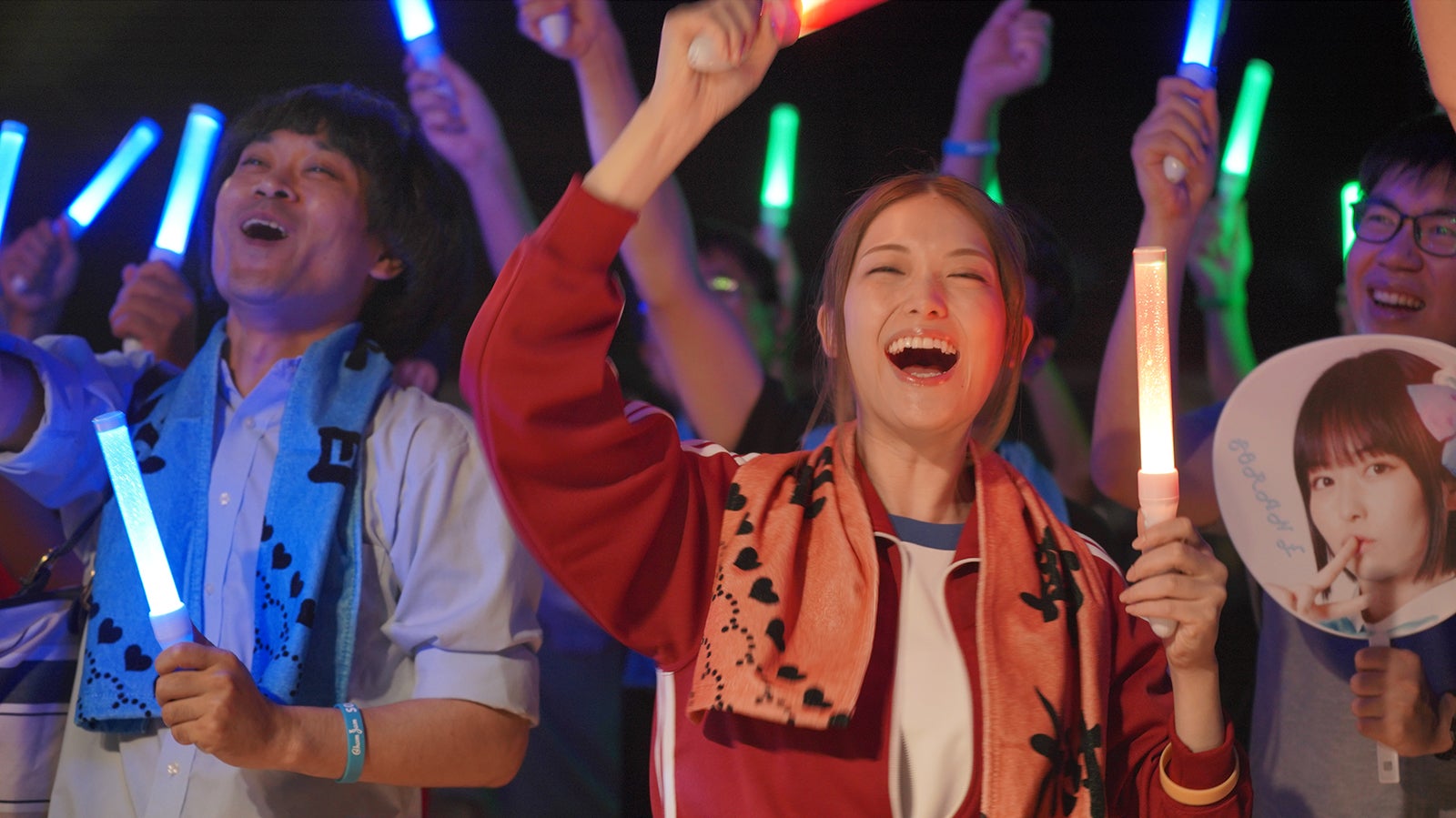 松村沙友理／「推しが武道館いってくれたら死ぬ」第1話より（C）ABCテレビ