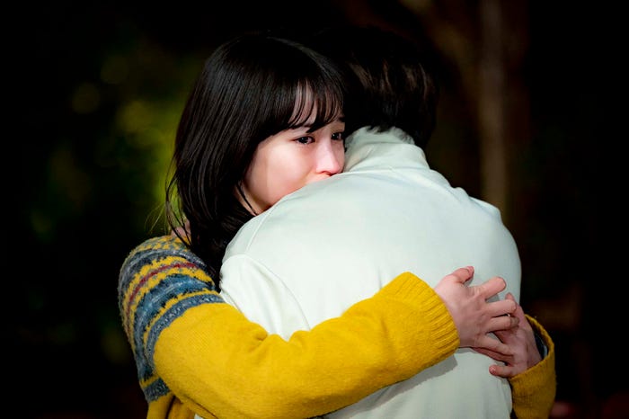 広瀬すず、永瀬廉/「夕暮れに、手をつなぐ」第9話より(C)TBS