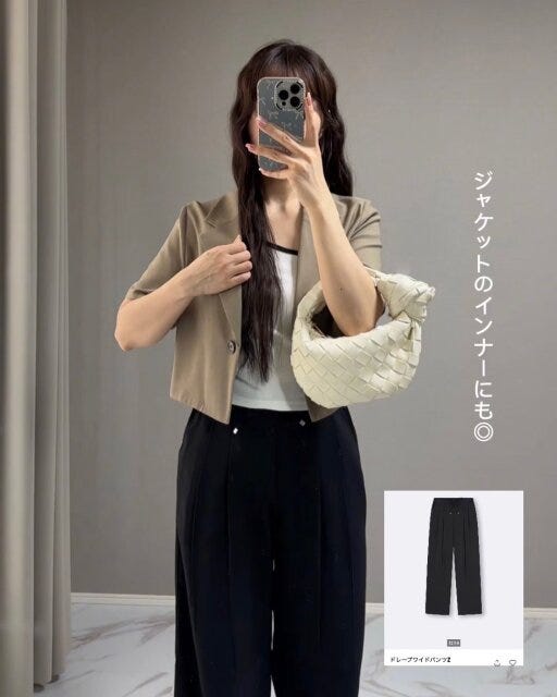 GU ブラフィールクロップドワンショルダータンクトップ 丈感 GUのブラフィールクロップドワンショルダータンクトップの丈感