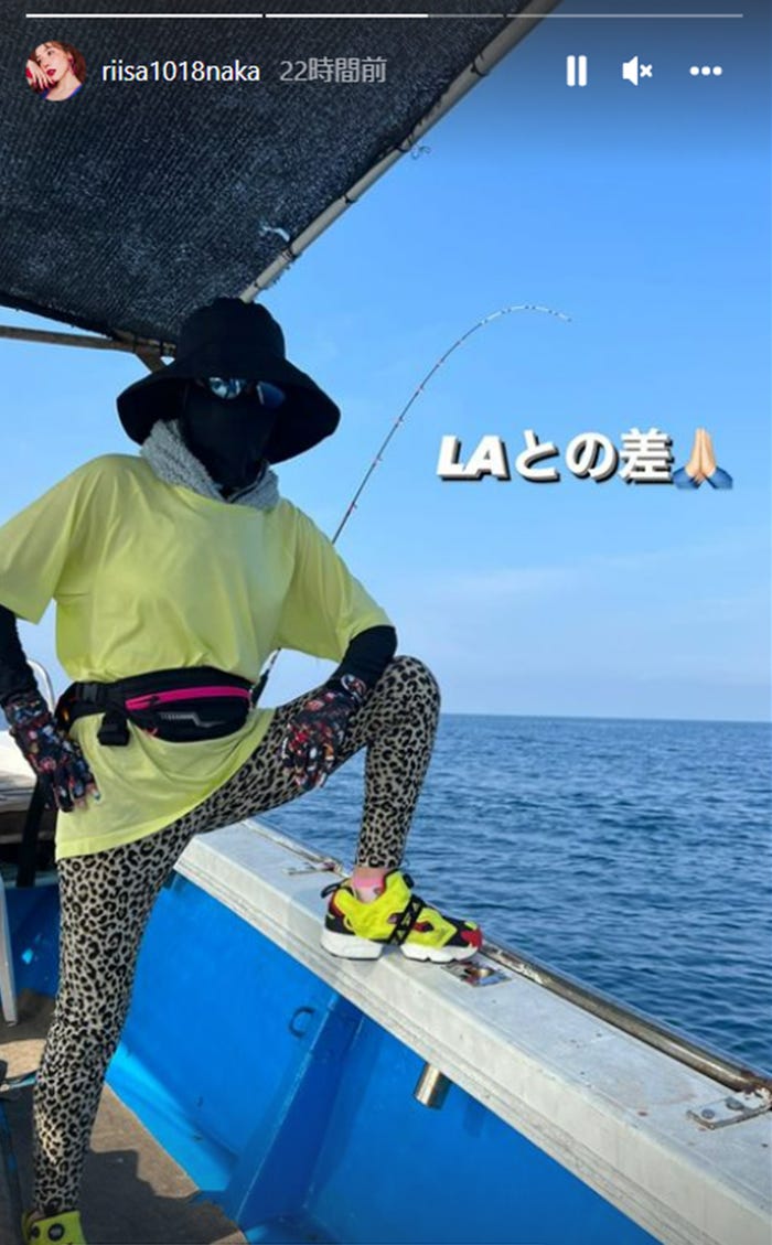 仲里依紗公式Instagramストーリーズより