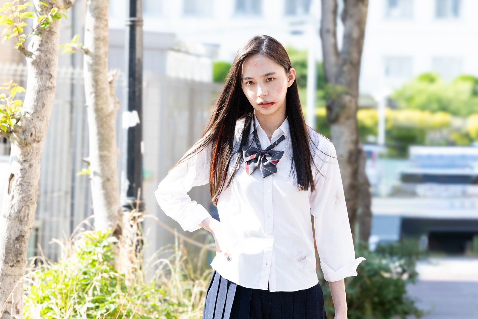 井桁弘恵「伝説の頭 翔」第3話より（C）テレビ朝日