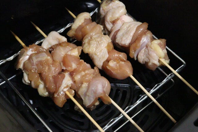 焼き鳥台　使用例