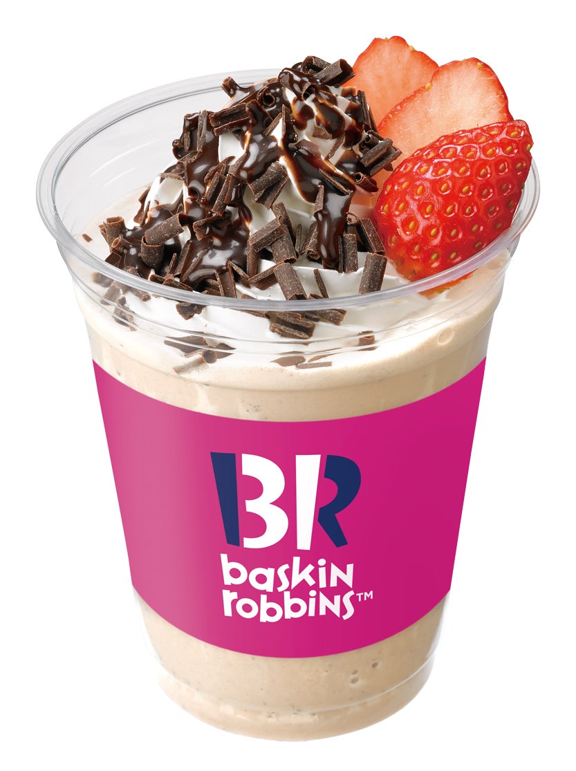 サーティワン初の特別シェイク、イチゴやチョコトッピングのリッチなおいしさ