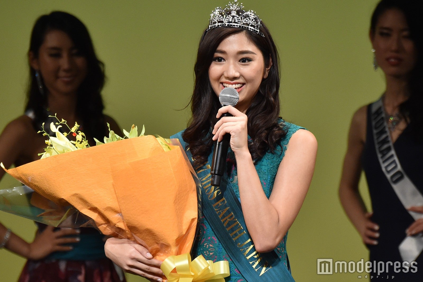 「2017ミス・アース・ジャパン」斎藤恭代さん （C）モデルプレス