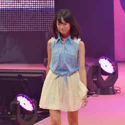 「ミスセブンティーン2013」に選ばれた大友花恋/初ランウェイ