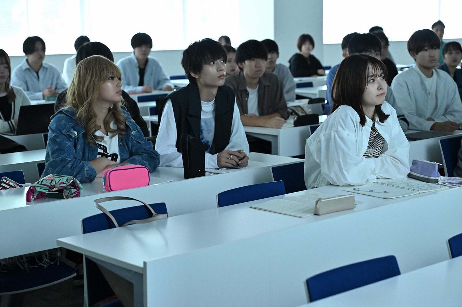 箭内夢菜、水沢林太郎、飯沼愛「マイ・セカンド・アオハル」第2話より（C）TBS