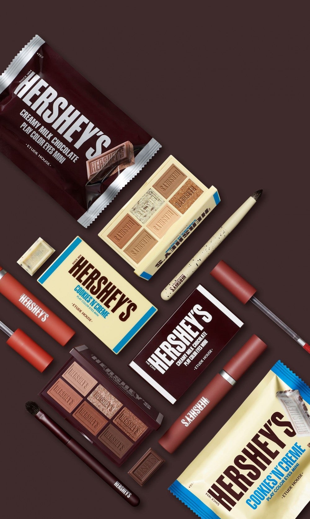 【エチュードハウス】HERSHEY’Sとコラボレーションしたチョコレートコスメが期間限定で登場｜2月1日～3月12日