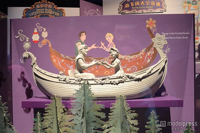 映画「塔の上のラプンツェル」のシーンも