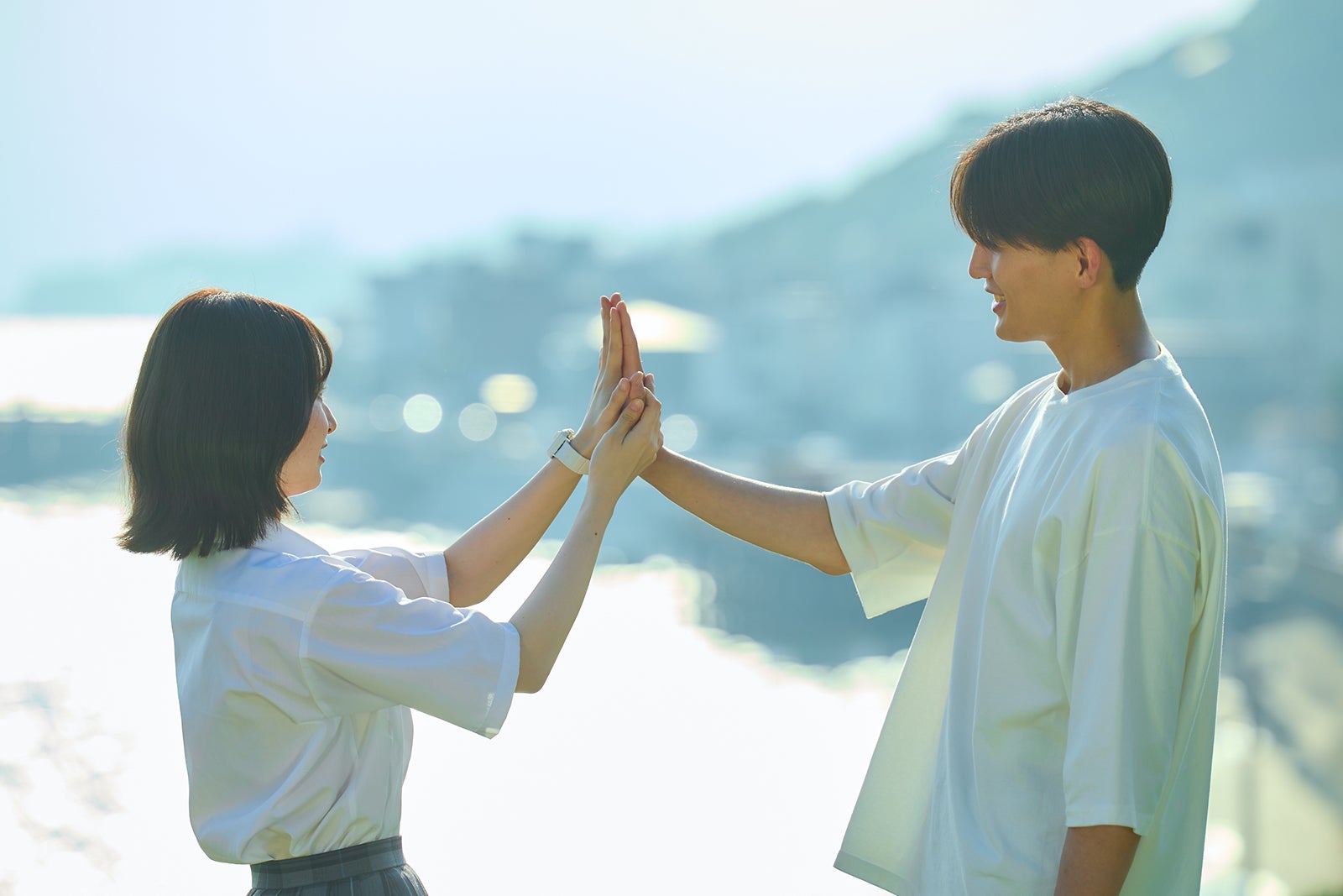 飯沼愛、八木勇征「南くんが恋人！？ 」第1話より（C）テレビ朝日