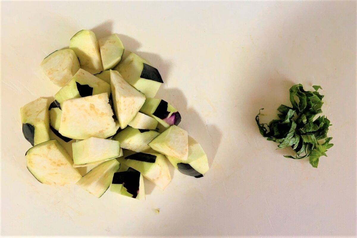 さっぱり豚なすポン酢うどん