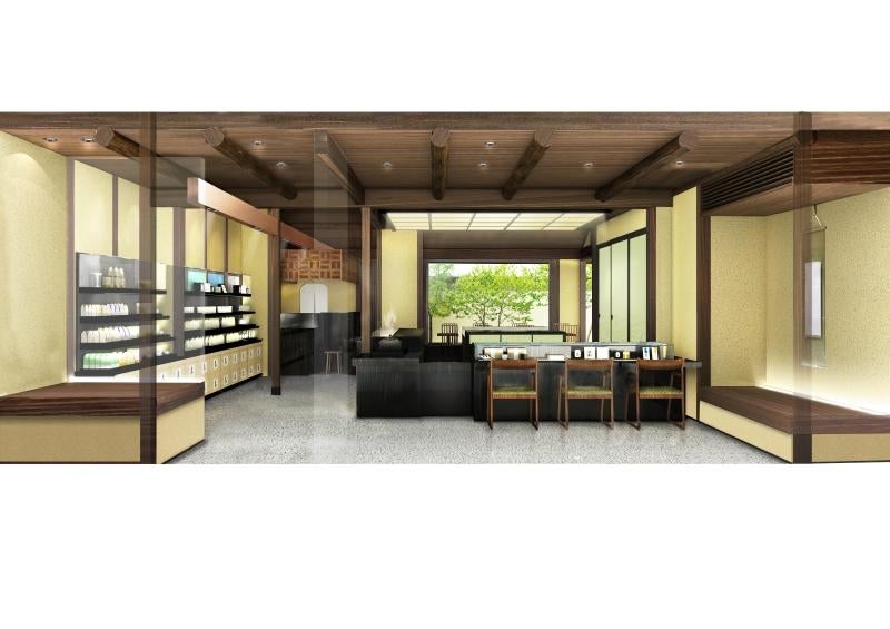 辻利 宇治本店 内観パース／画像提供：辻利