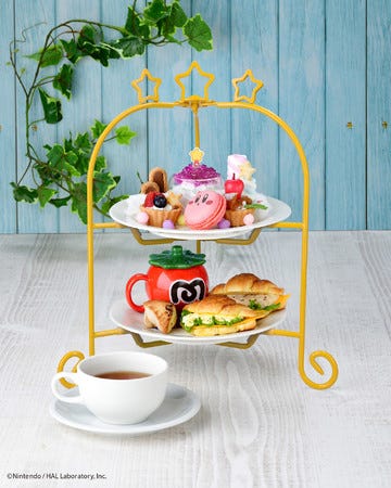 カービィカフェ「夢の泉のアフタヌーンティー」夢と美味しさをのせた時間帯限定メニュー