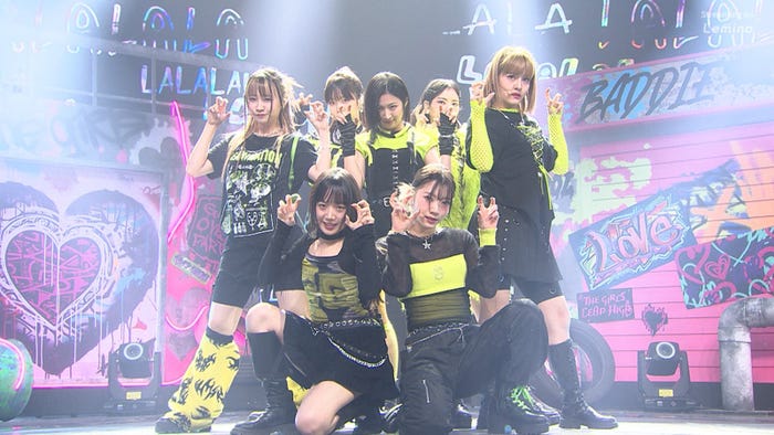 「小悪魔(Baddie)」PRODUCE 101 JAPAN THE GIRLS」第9話より(C)PRODUCE 101 JAPAN THE GIRLS