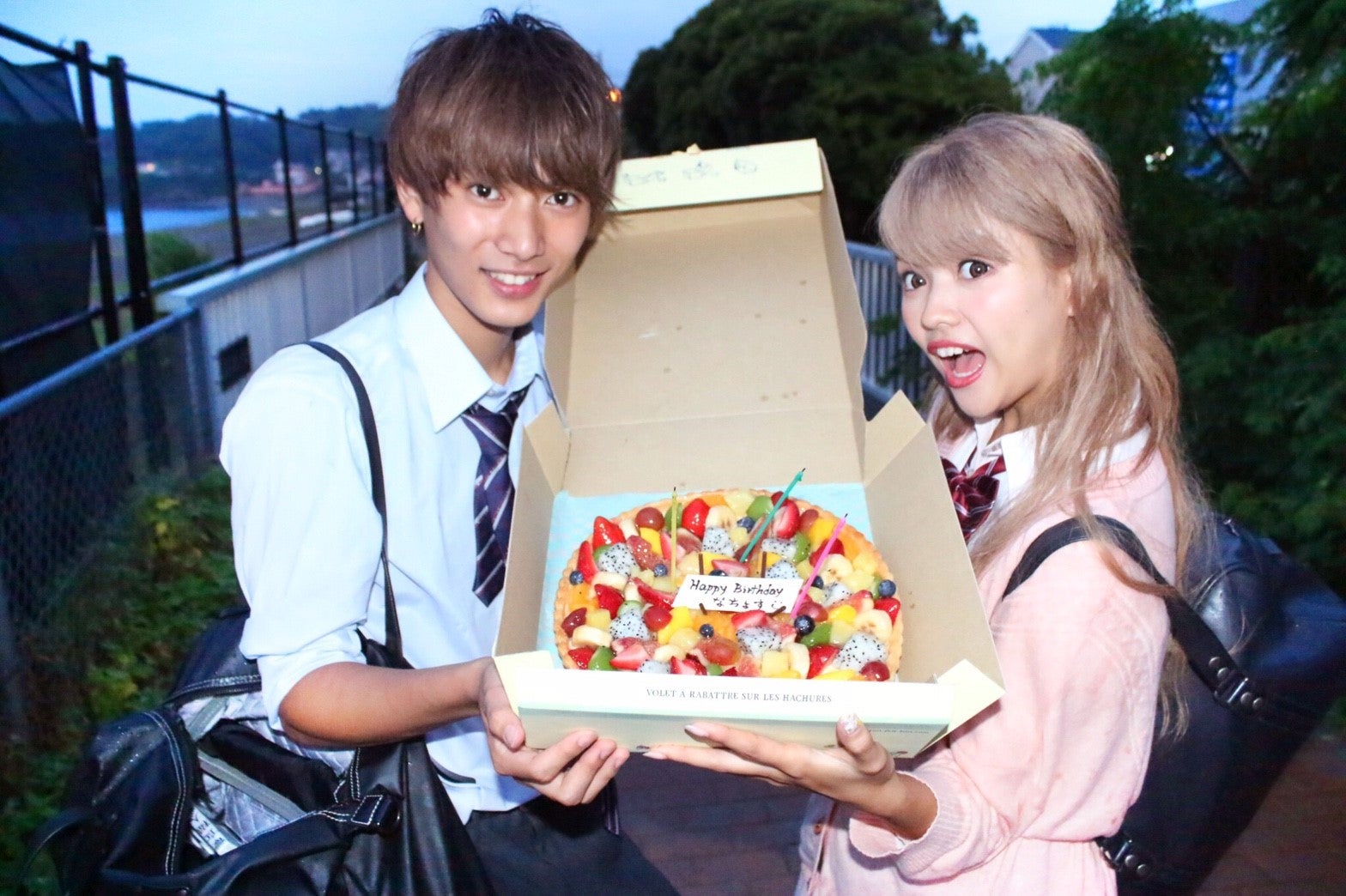 なちょす＆那須泰斗／メイキングカット（提供写真）