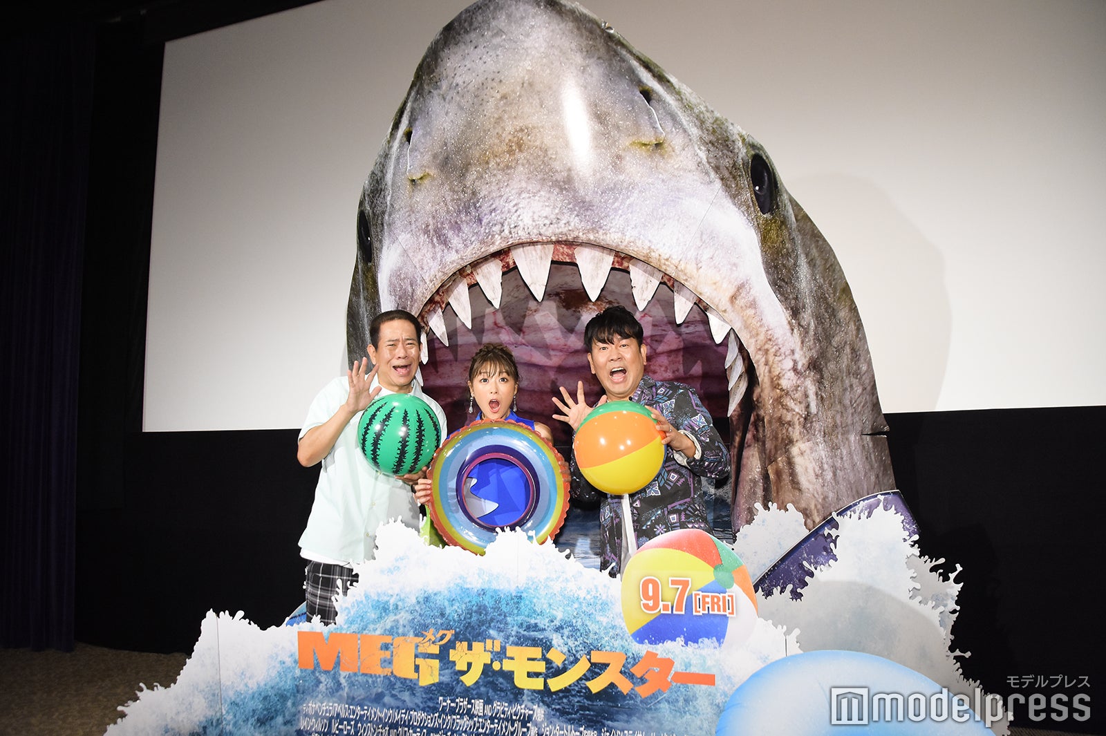 原西孝幸、鈴木奈々、藤本敏史（C）モデルプレス