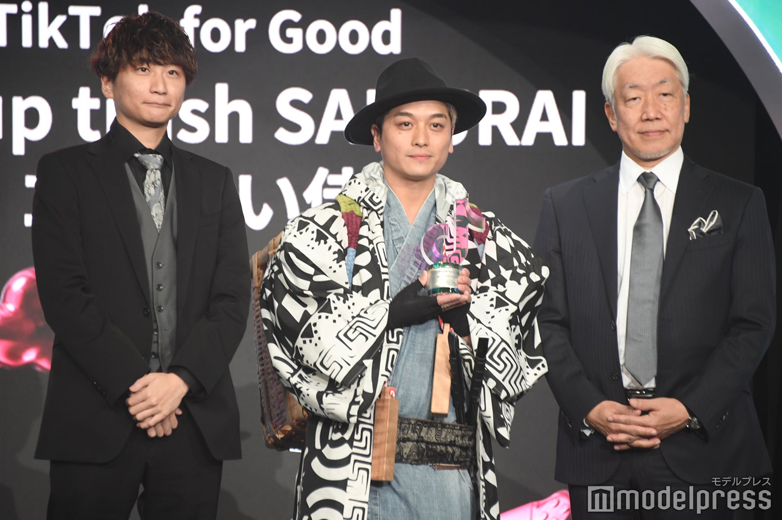 Pick up trash SAMURAI ゴミ拾い侍、佐藤陽一（C）モデルプレス